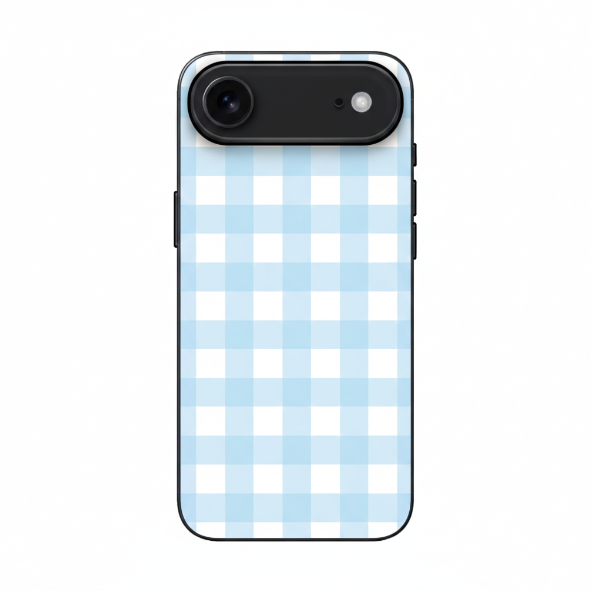 Blue Pastel Grid Cover, Durable and Lightweight