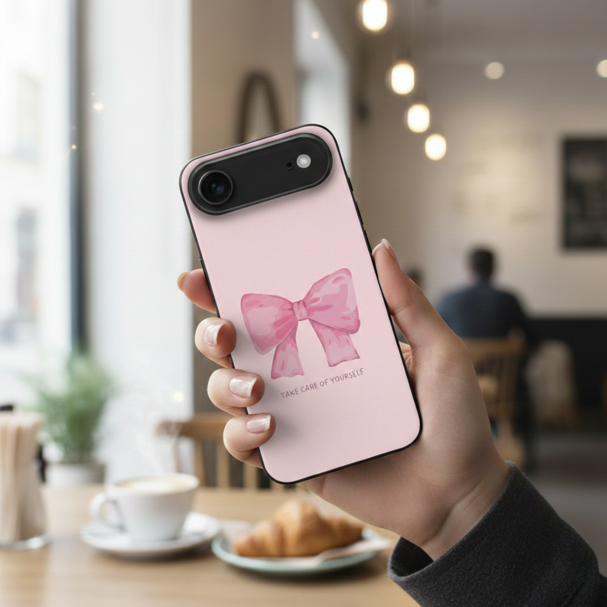Pink Bow iPhone Cover