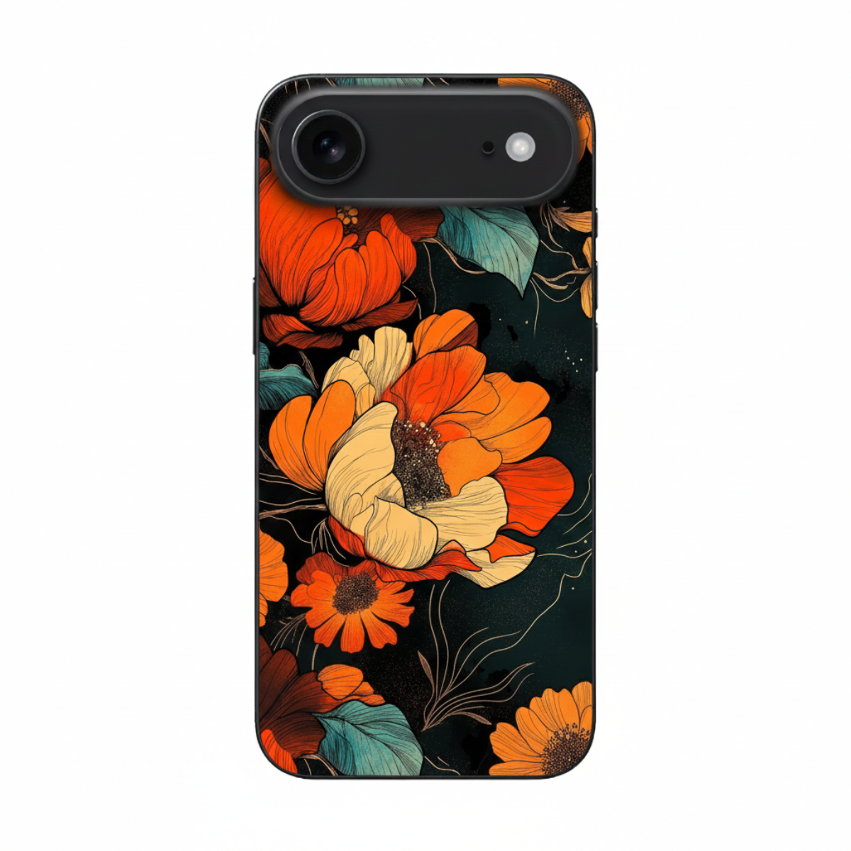 Night Bloom Floral Cover, Durable and Lightweight