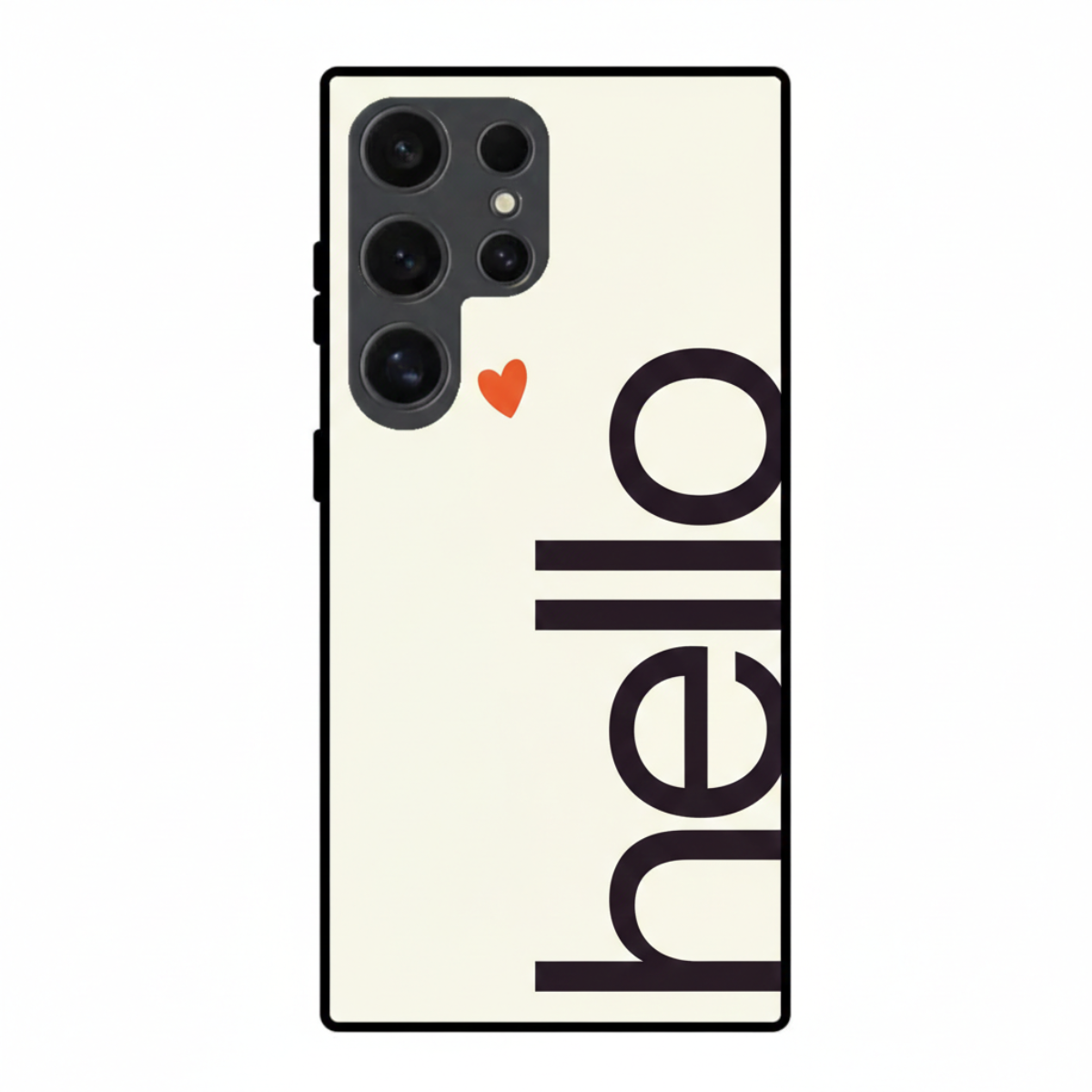 Hello World Phone Cover, Slim and Lightweight