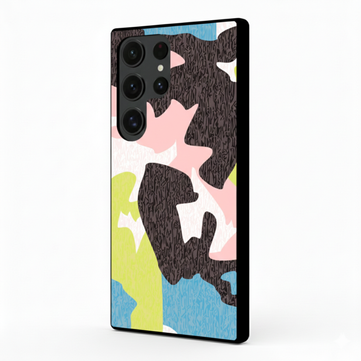 Pink Lime Camo Samsung Phone Cover