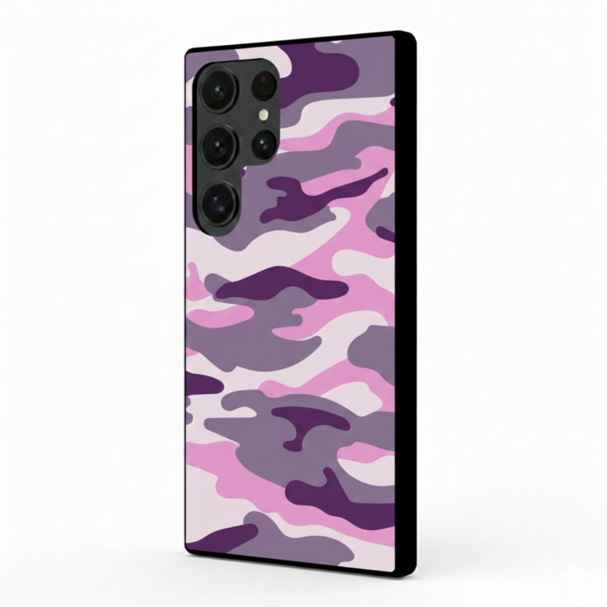 Purple Camouflage Samsung Phone Cover
