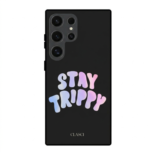 Stay Trippy Sticker Samsung Phone Cover