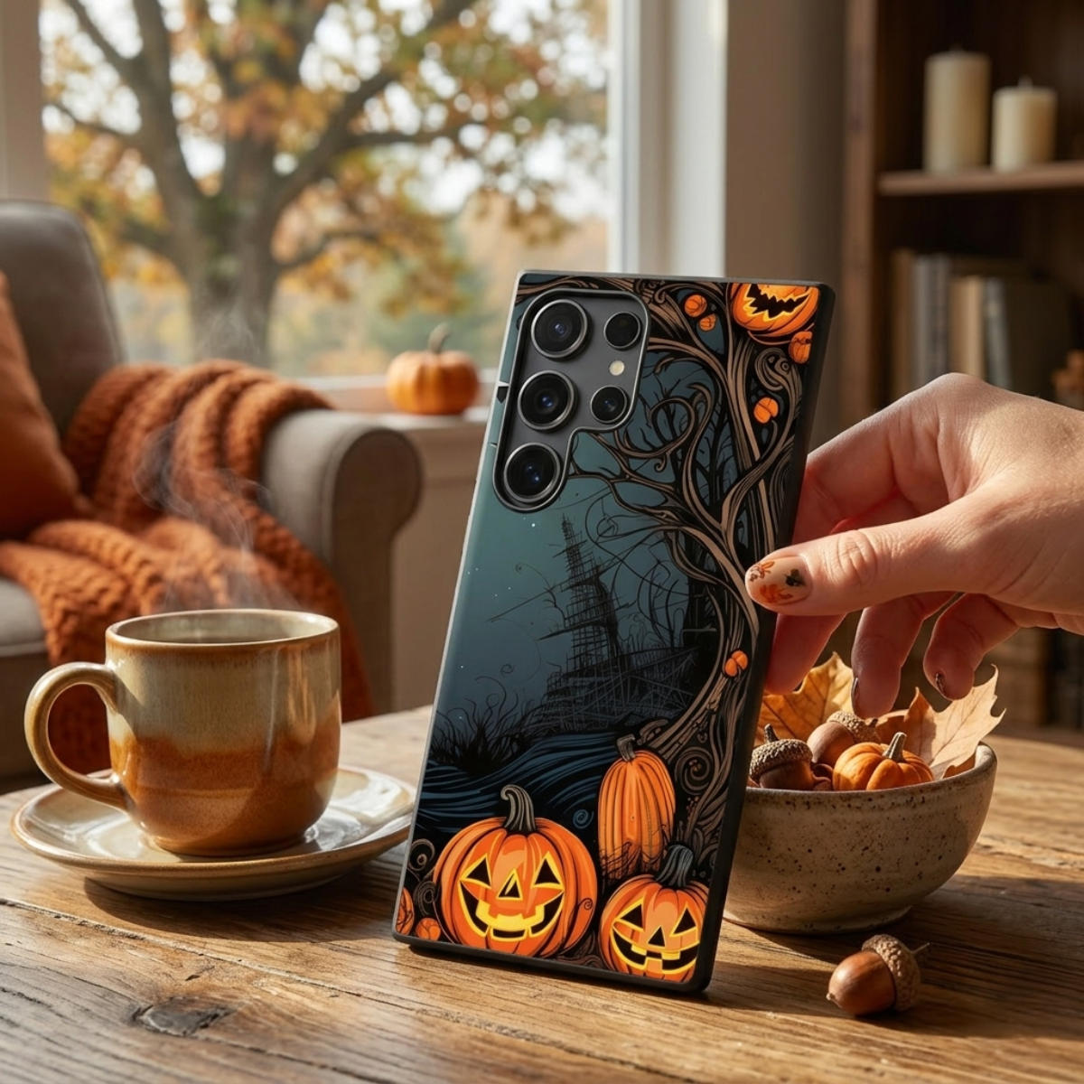 Halloween Pumpkins Samsung Phone Cover