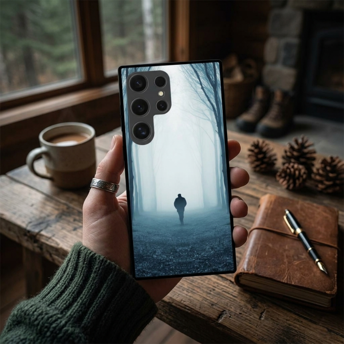 Walking Alone Samsung Phone Cover