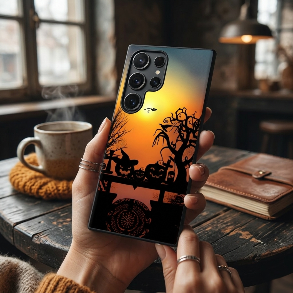 Halloween Silhouette Samsung Phone Cover