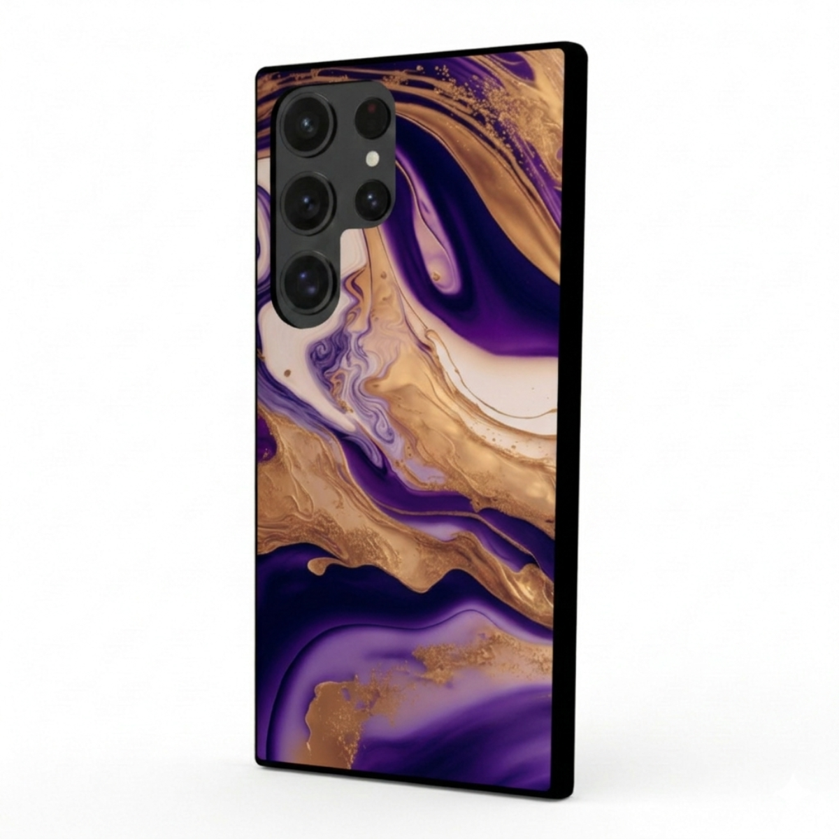 Purple Marble Samsung Phone Cover