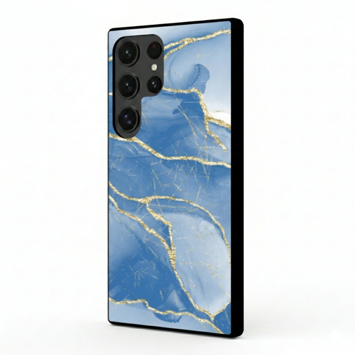 Blue Decor Marble Samsung Phone Cover