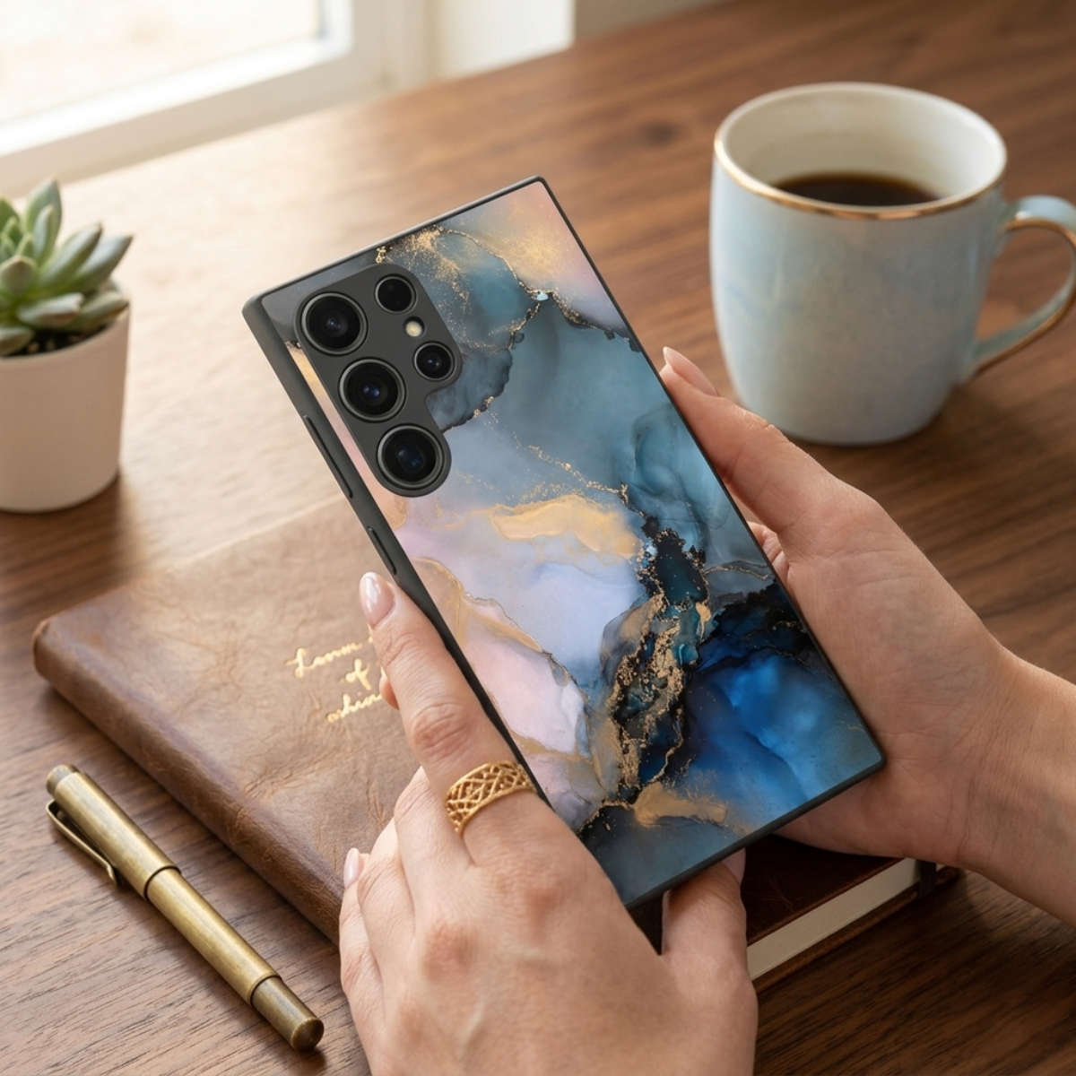 Abstract Marble Samsung Phone Cover