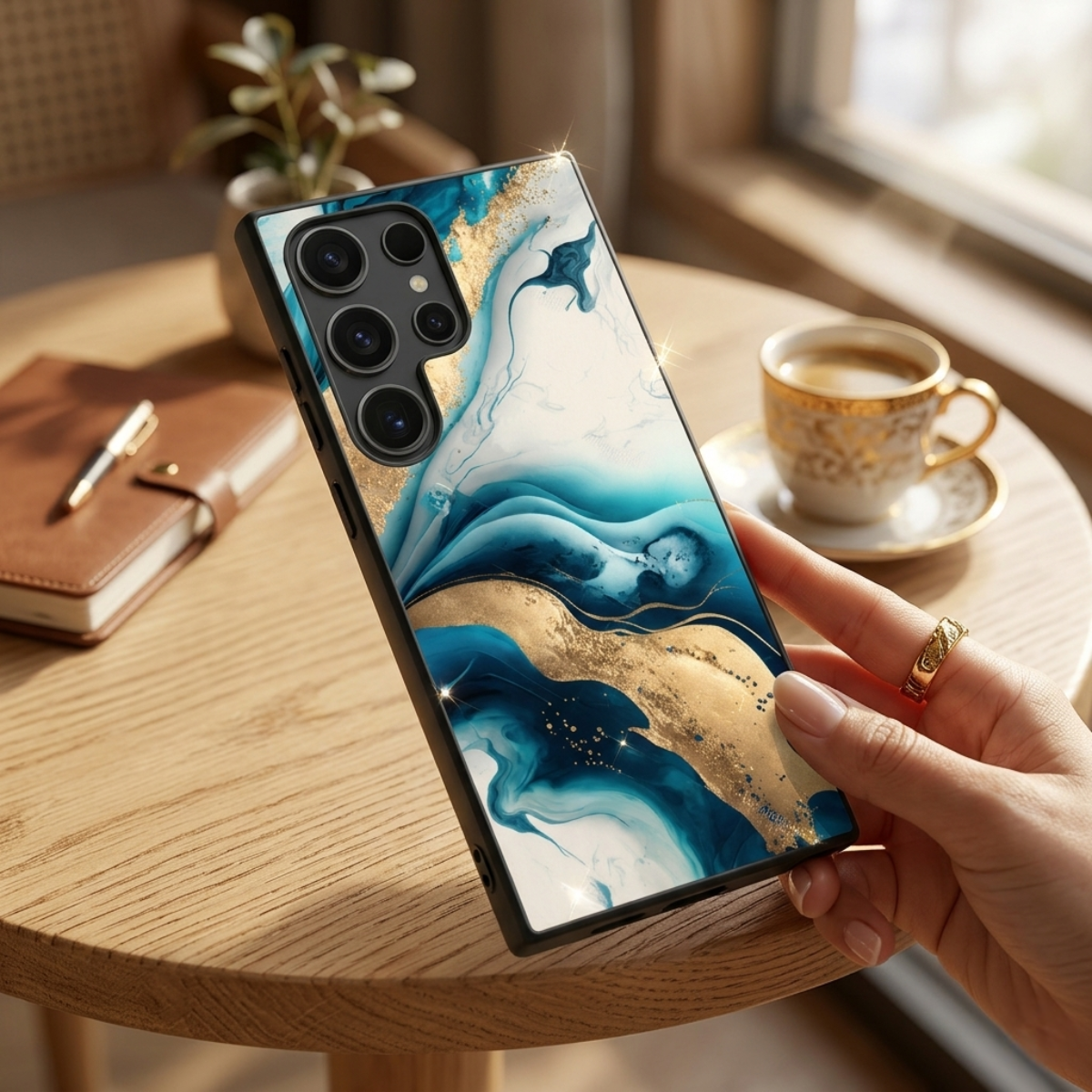 Ceramic Marble Samsung Phone Cover