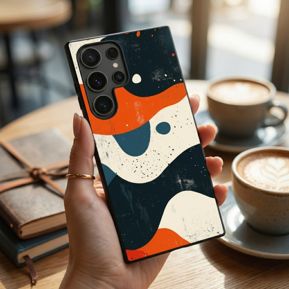 Floating Shapes Samsung Phone Cover
