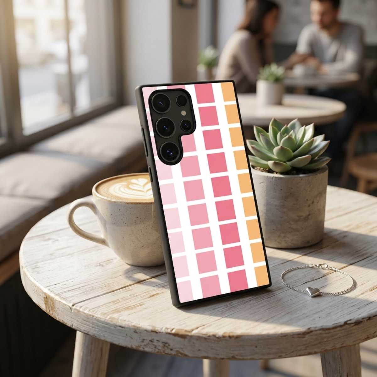 Pink Color Palette Samsung Phone Cover