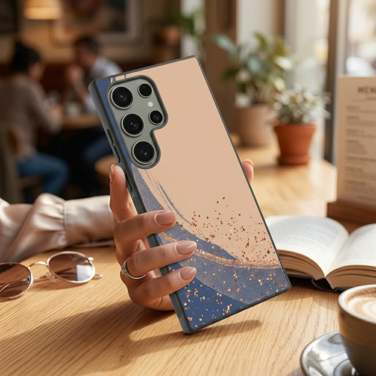 Elegant Copper Samsung Phone Cover