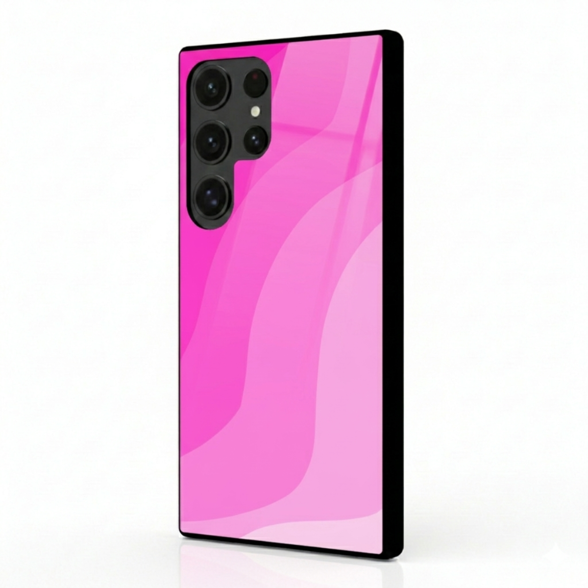 Wavy Pink Design Samsung Phone Cover