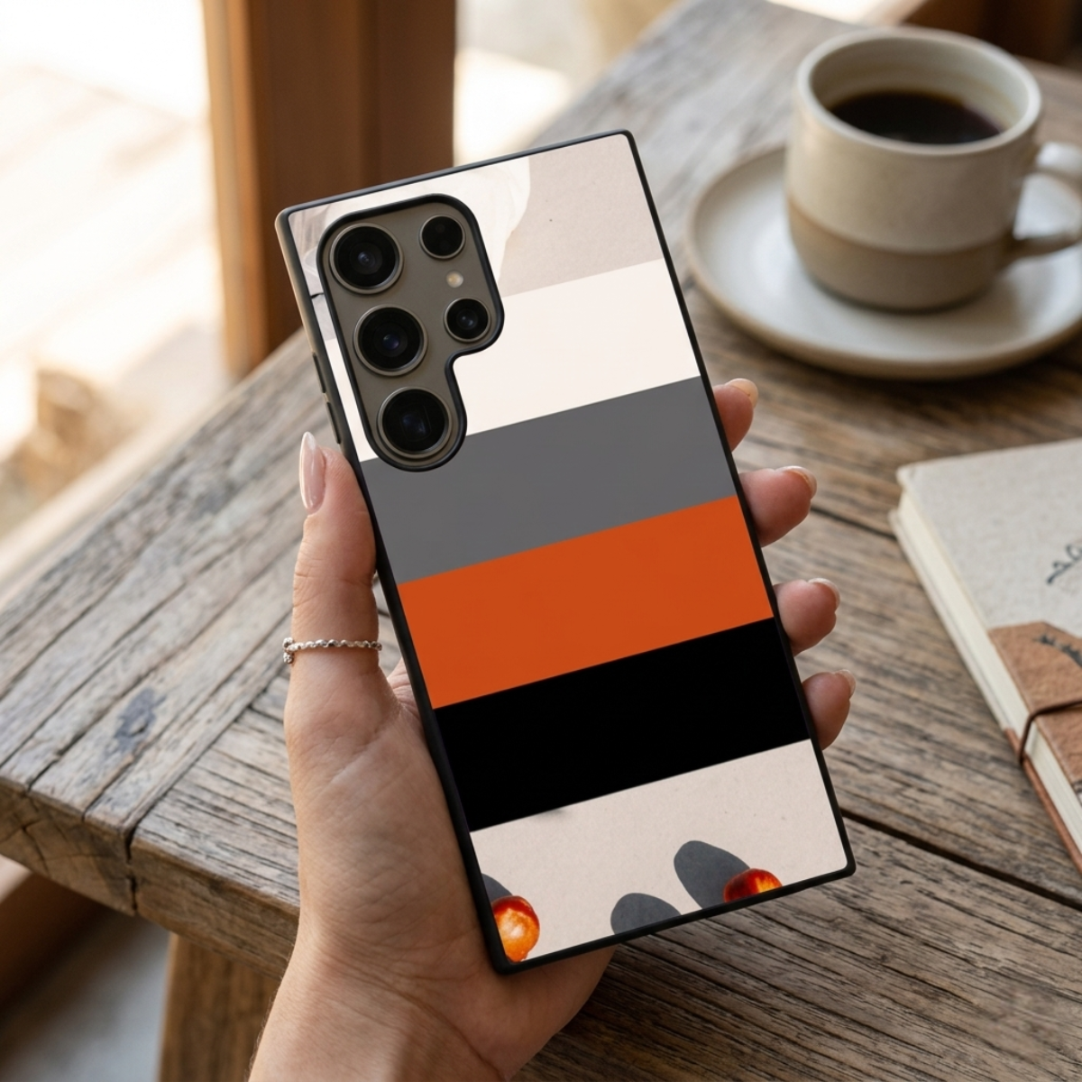 Orange Palette Samsung Phone Cover