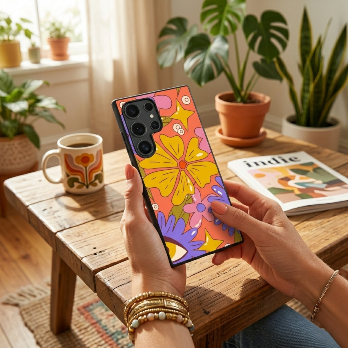 Hippie Art Samsung Phone Cover