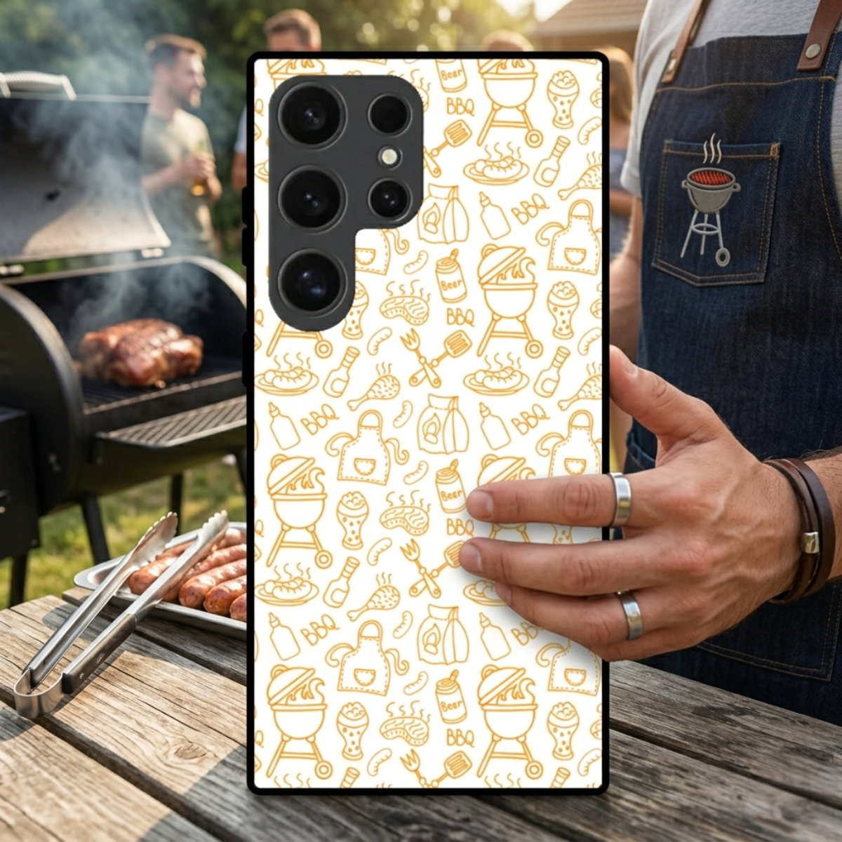 Sketchy Beer Snack Samsung Phone Cover