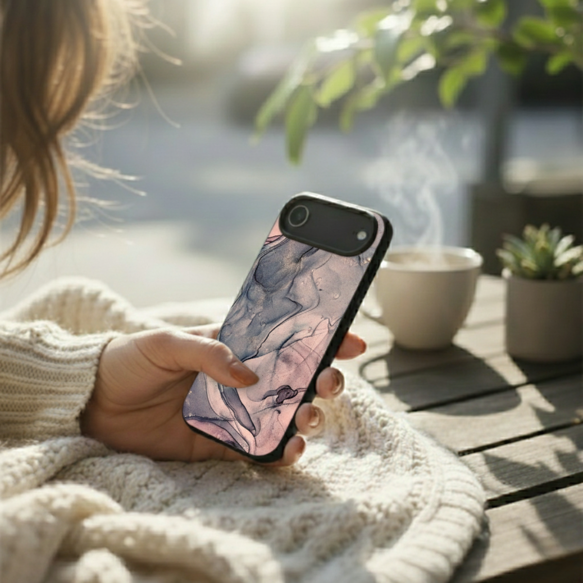 Acrylic Marble iPhone Cover