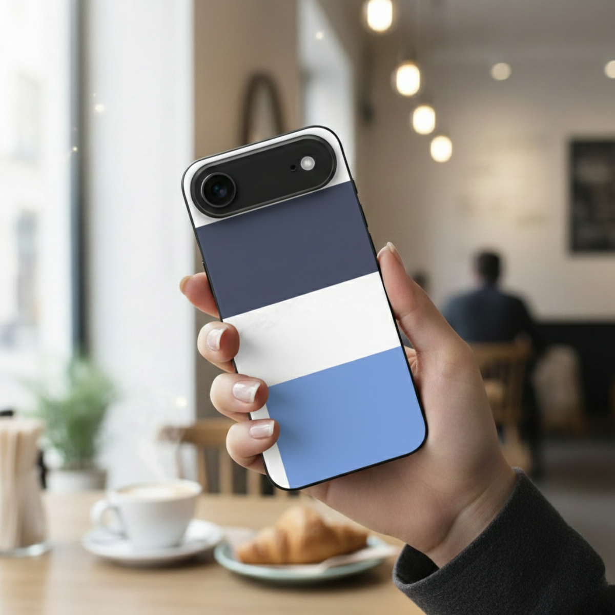Blue & White Aesthetic iPhone Cover