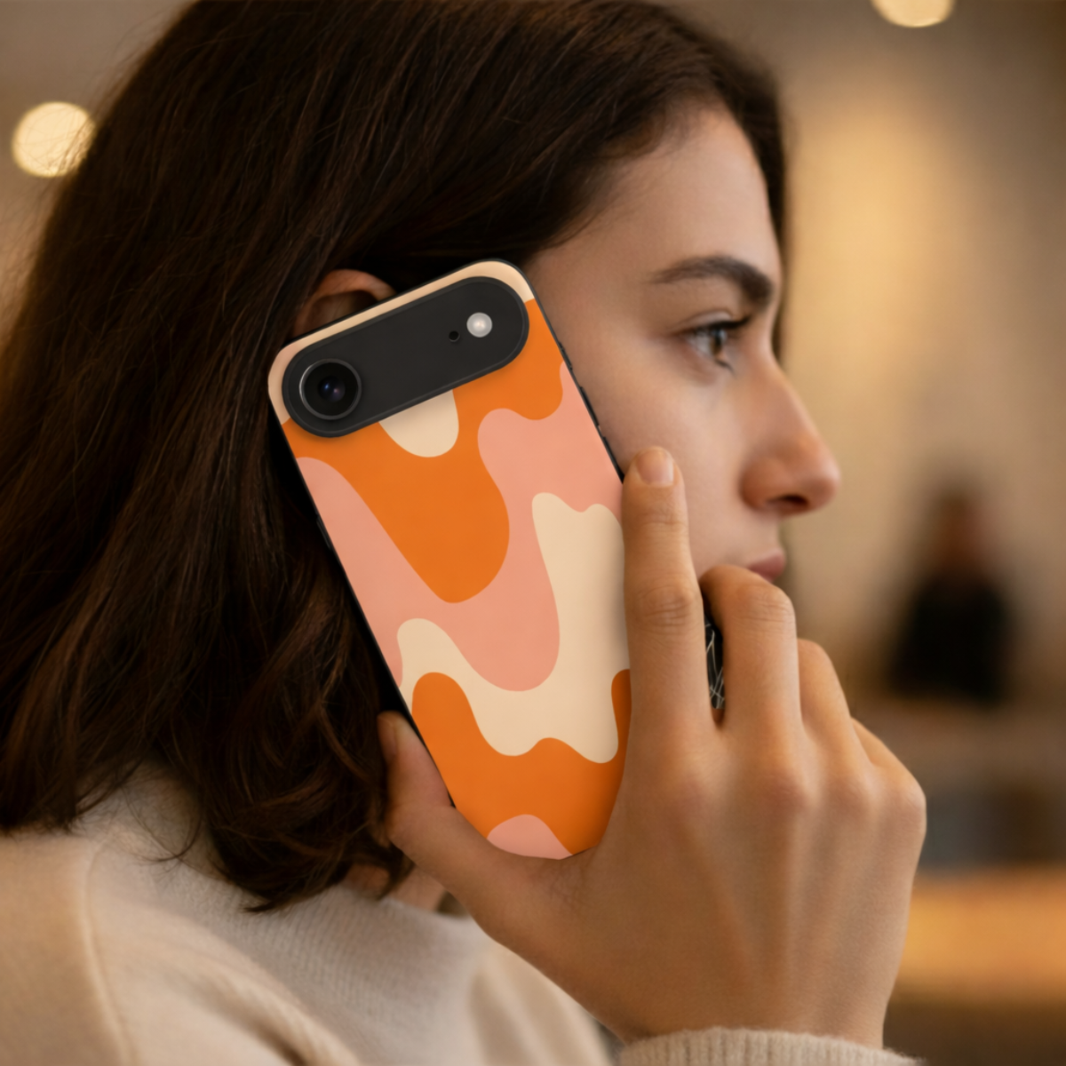 Wavy Land iPhone Cover