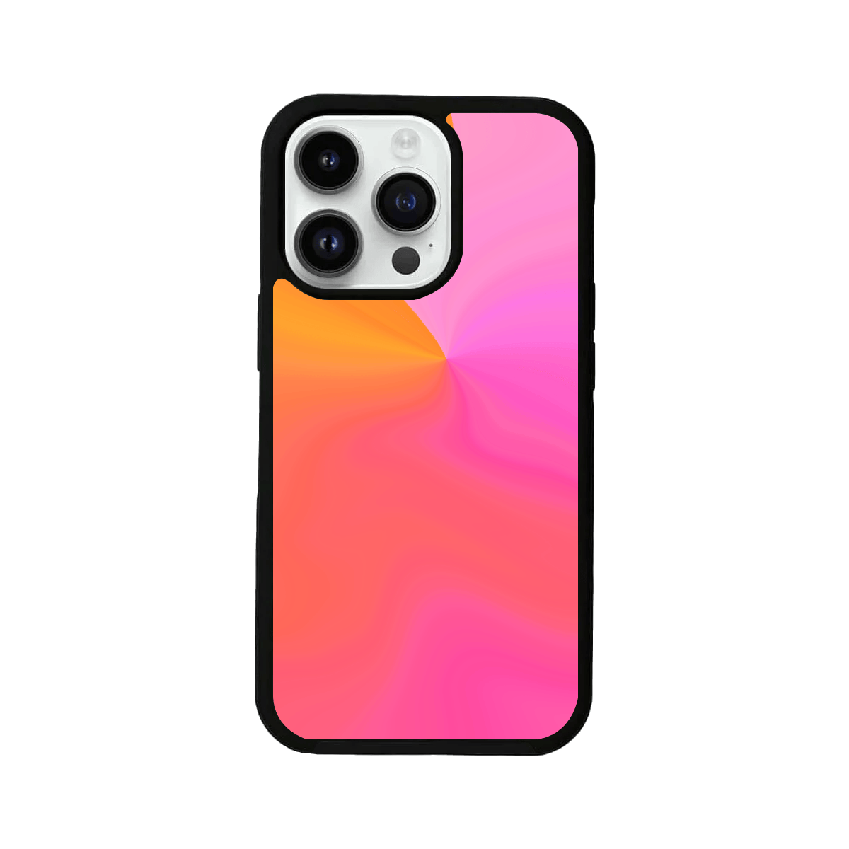 Yellow Pink Gradient Design Solid Mobile Case