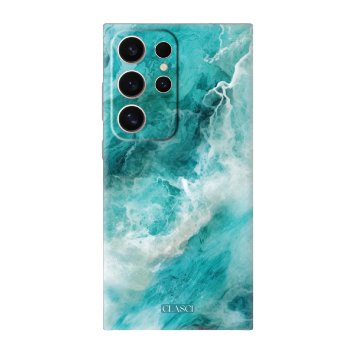 Wave In The Ocean Marble Silicone Phone Case