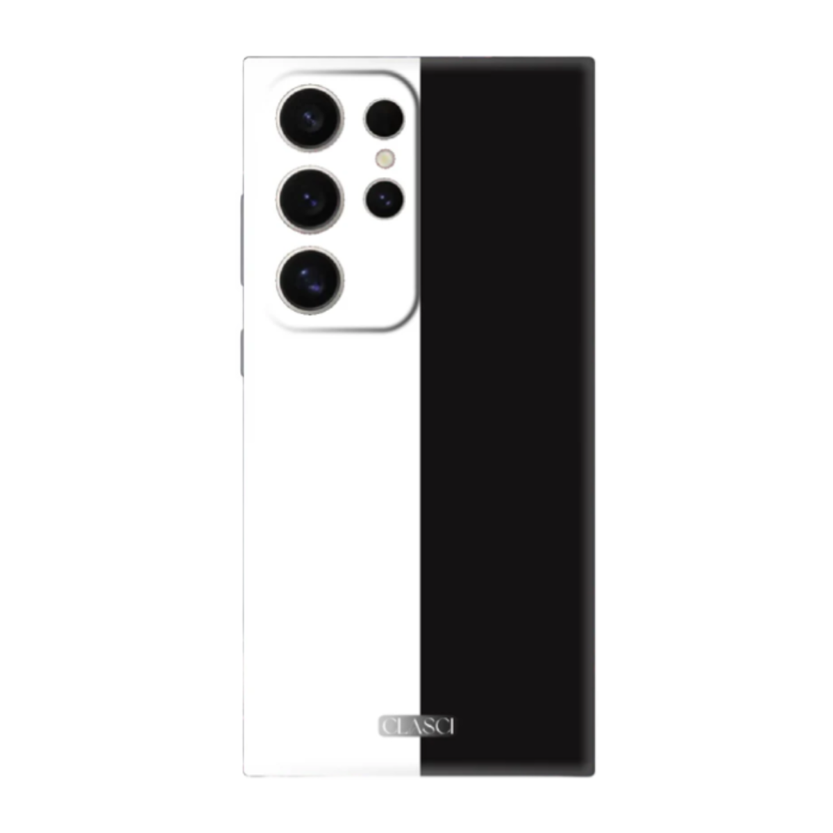 White And Black Color Palette Silicone Phone Case