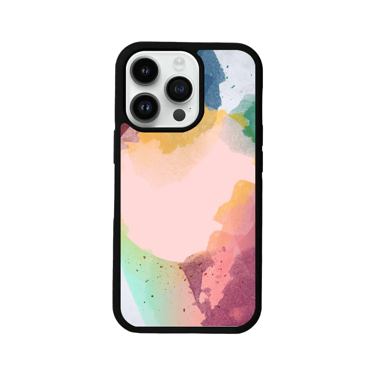 Pastel Splash Design Solid Mobile Case