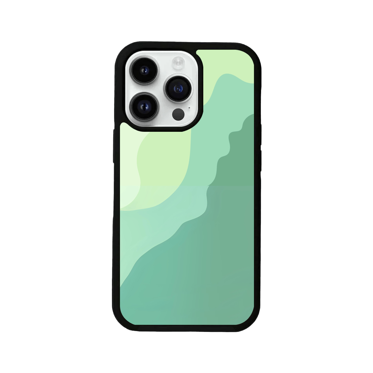 Mint Aesthetic Green Gradient Solid Mobile Case