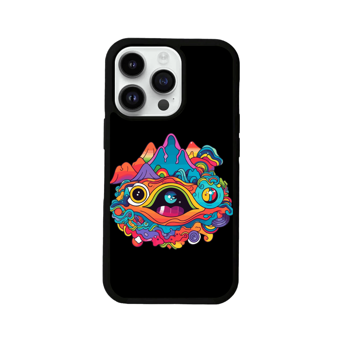 trippy mobile cover