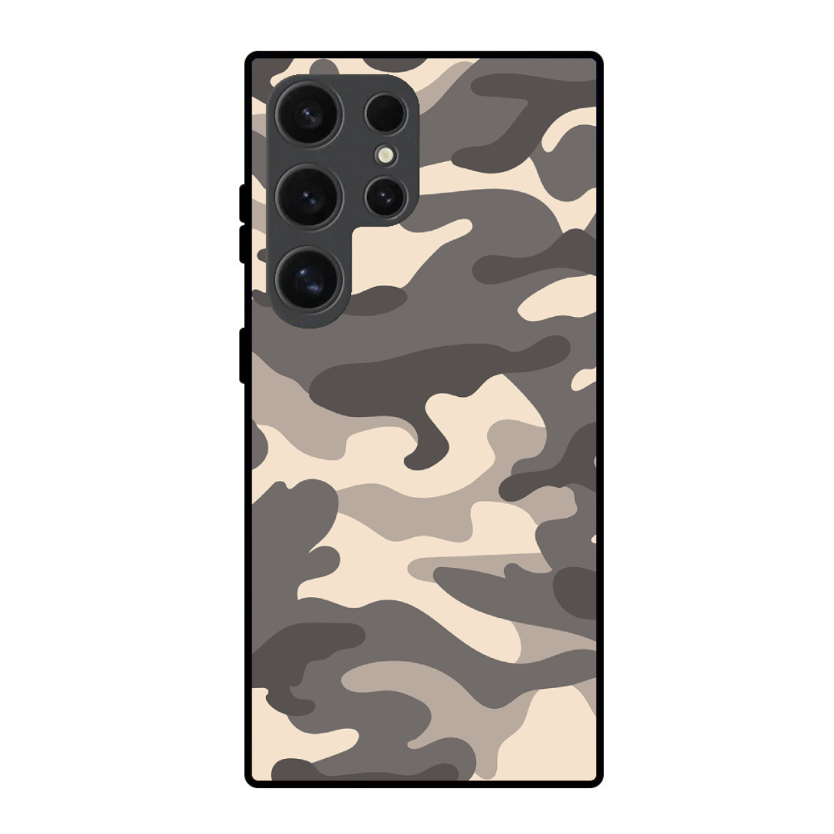 Brown Camouflage Phone Cover, Slim and Lightweight