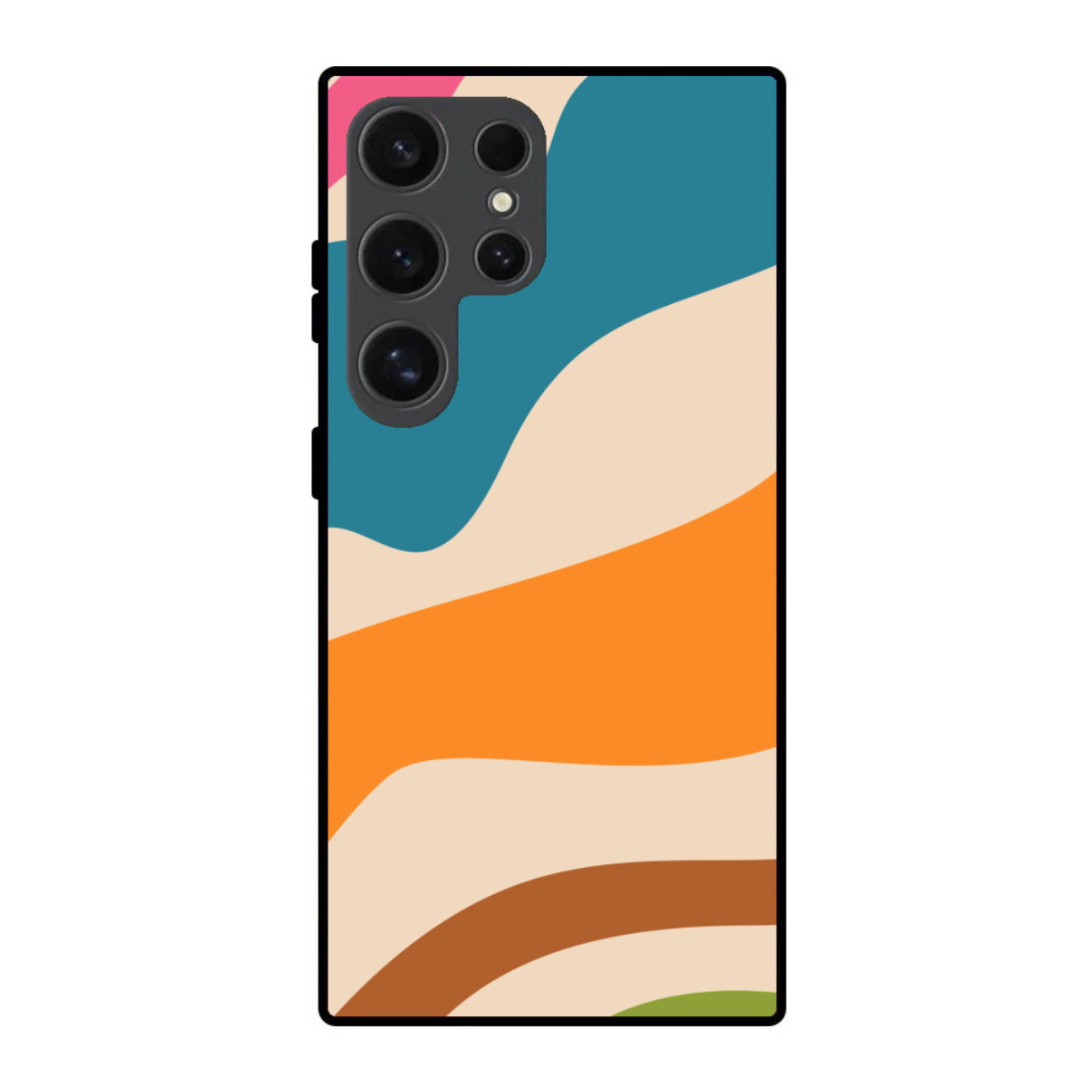 Abstract Wave Phone Cover, Slim and Lightweight