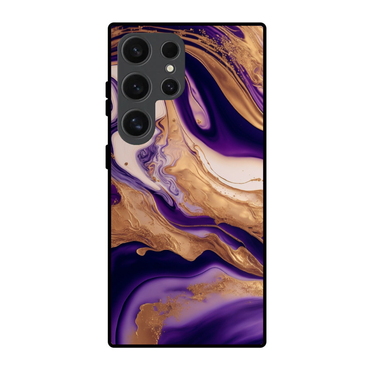 Purple Marble Samsung Phone Cover, Slim and Lightweight