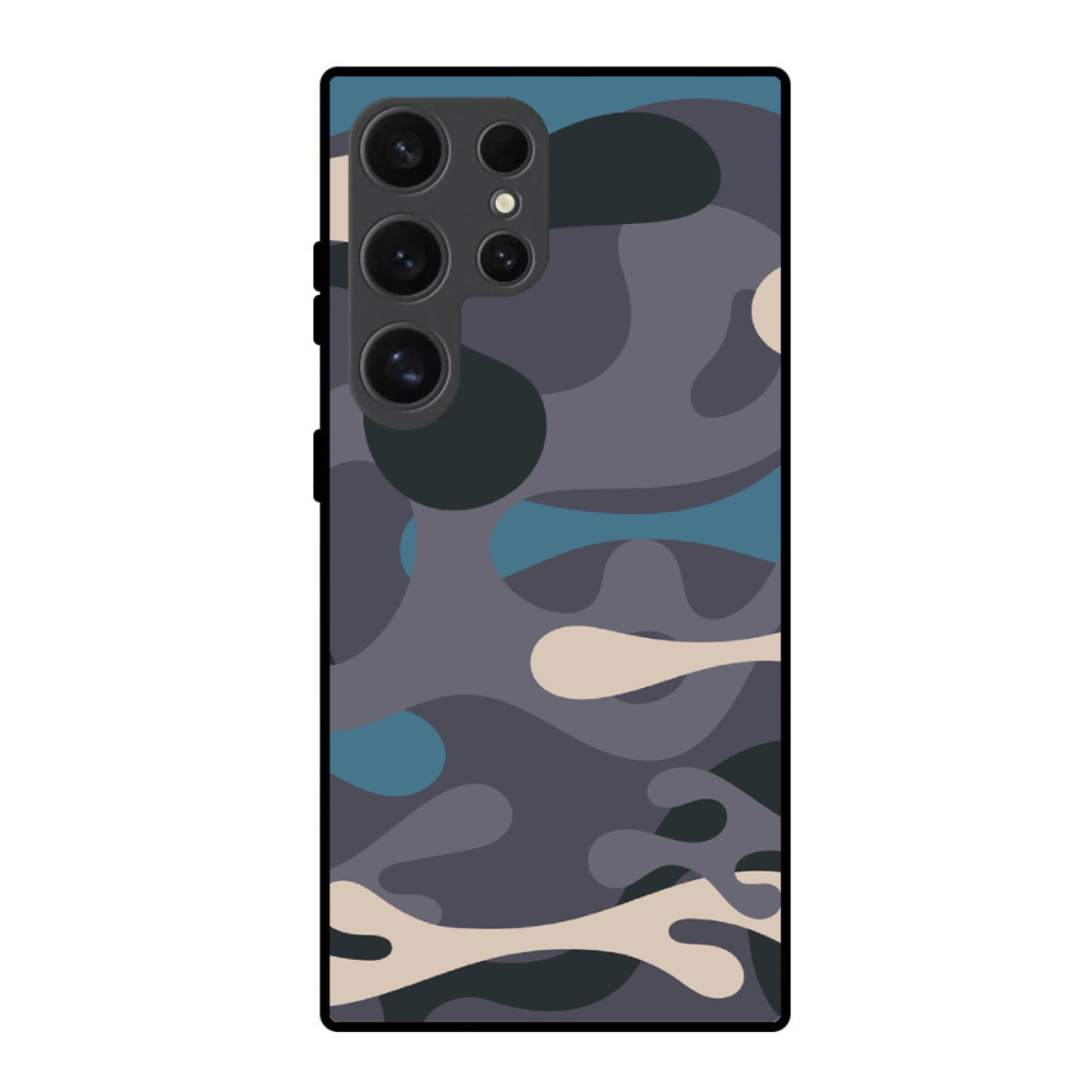 Blue Water Camouflage Phone Cover, Slim and Lightweight