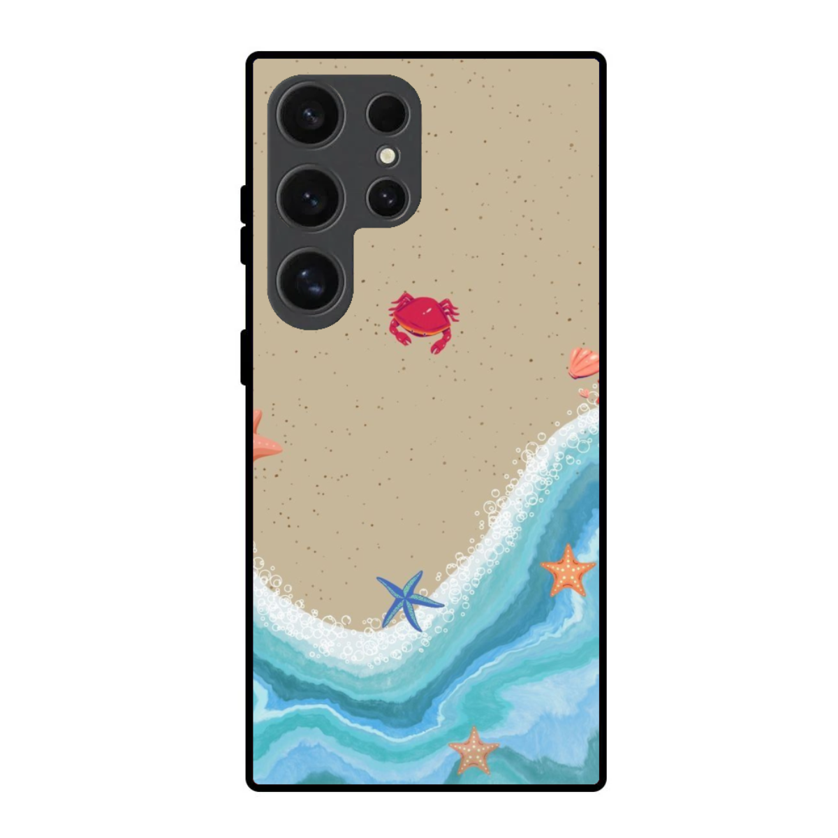 Starfish on the Beach Phone Cover, Slim and Lightweight