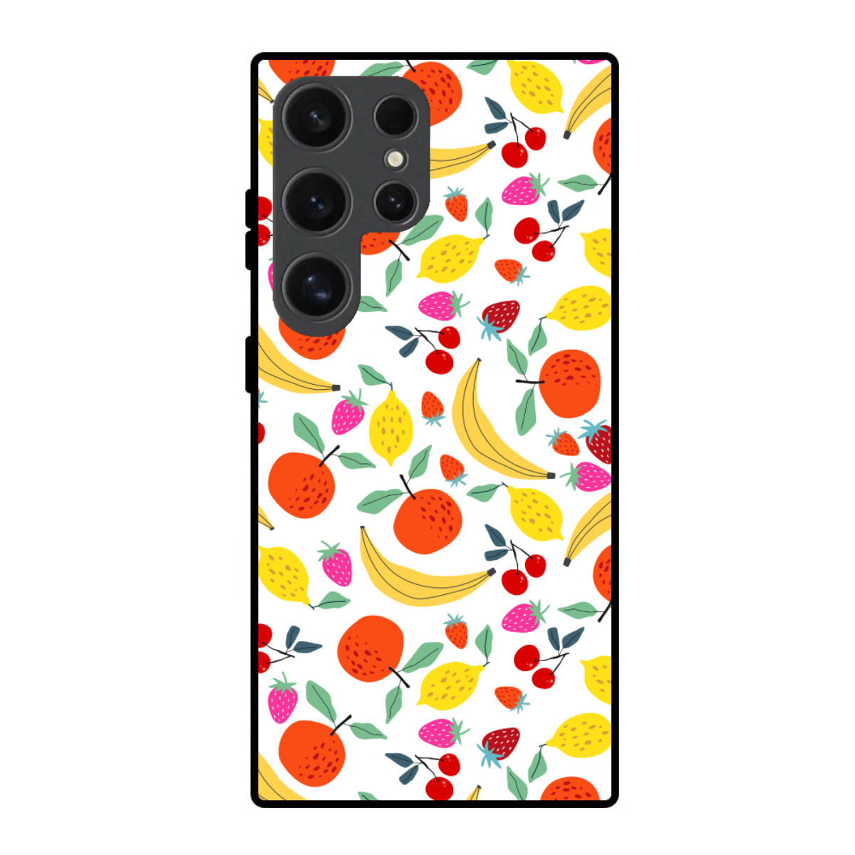 Tropical Fruits Design Phone Cover, Slim and Lightweight