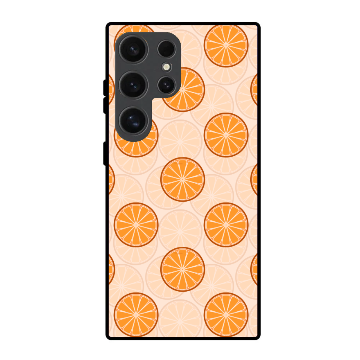 Cheerful Oranges Phone Cover, Slim and Lightweight