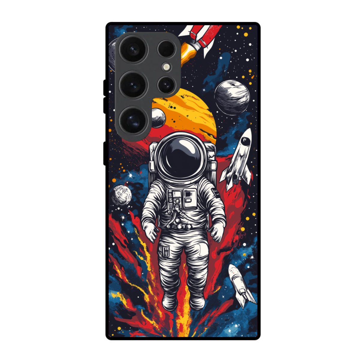 Adventurous Astronaut Phone Cover, Slim and Lightweight