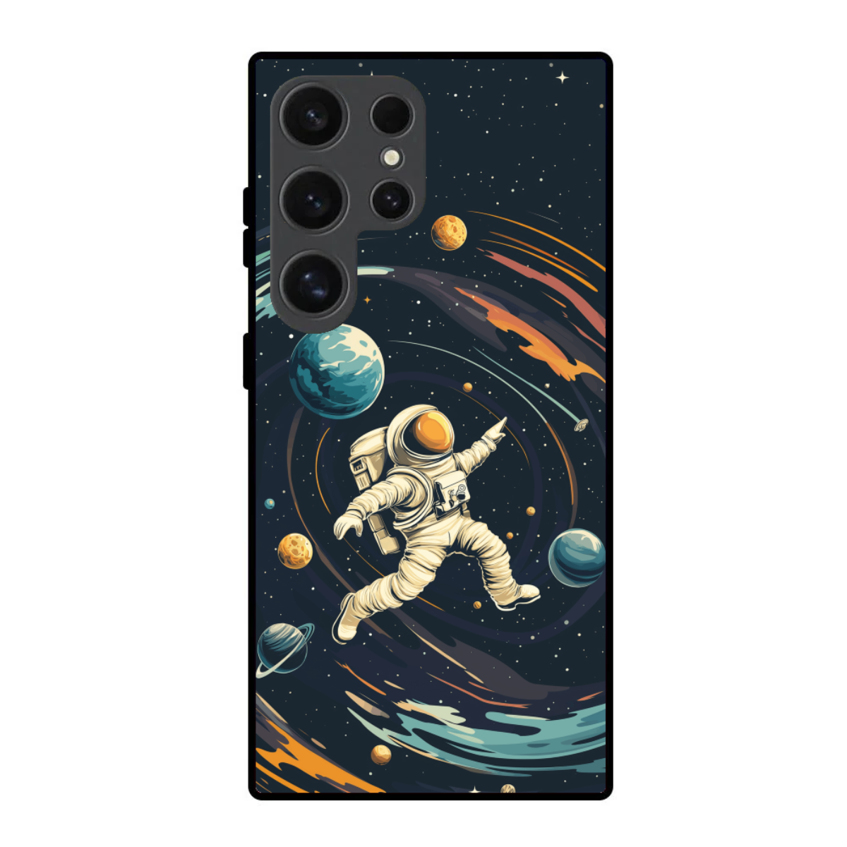 Cute Astronaut Phone Cover, Slim and Lightweight