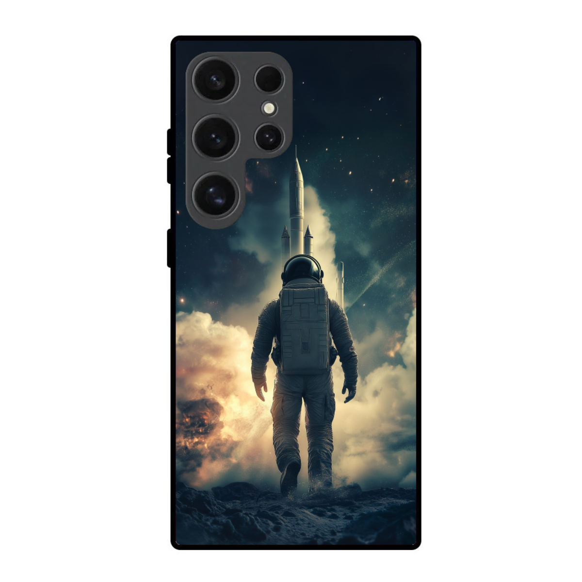 Astronaut Reflection Phone Cover, Slim and Lightweight