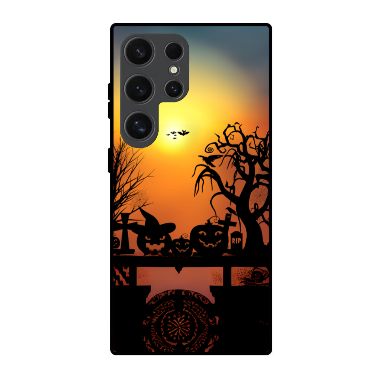 Halloween Silhouette Phone Cover, Slim and Lightweight