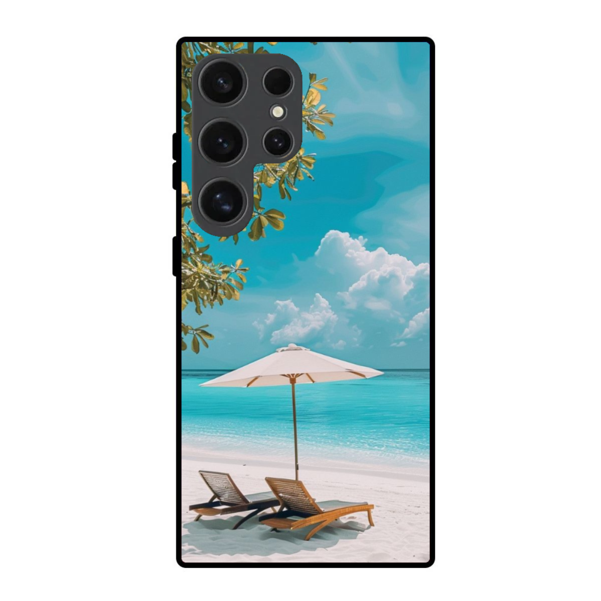 Summer Beach Phone Cover, Slim and Lightweight