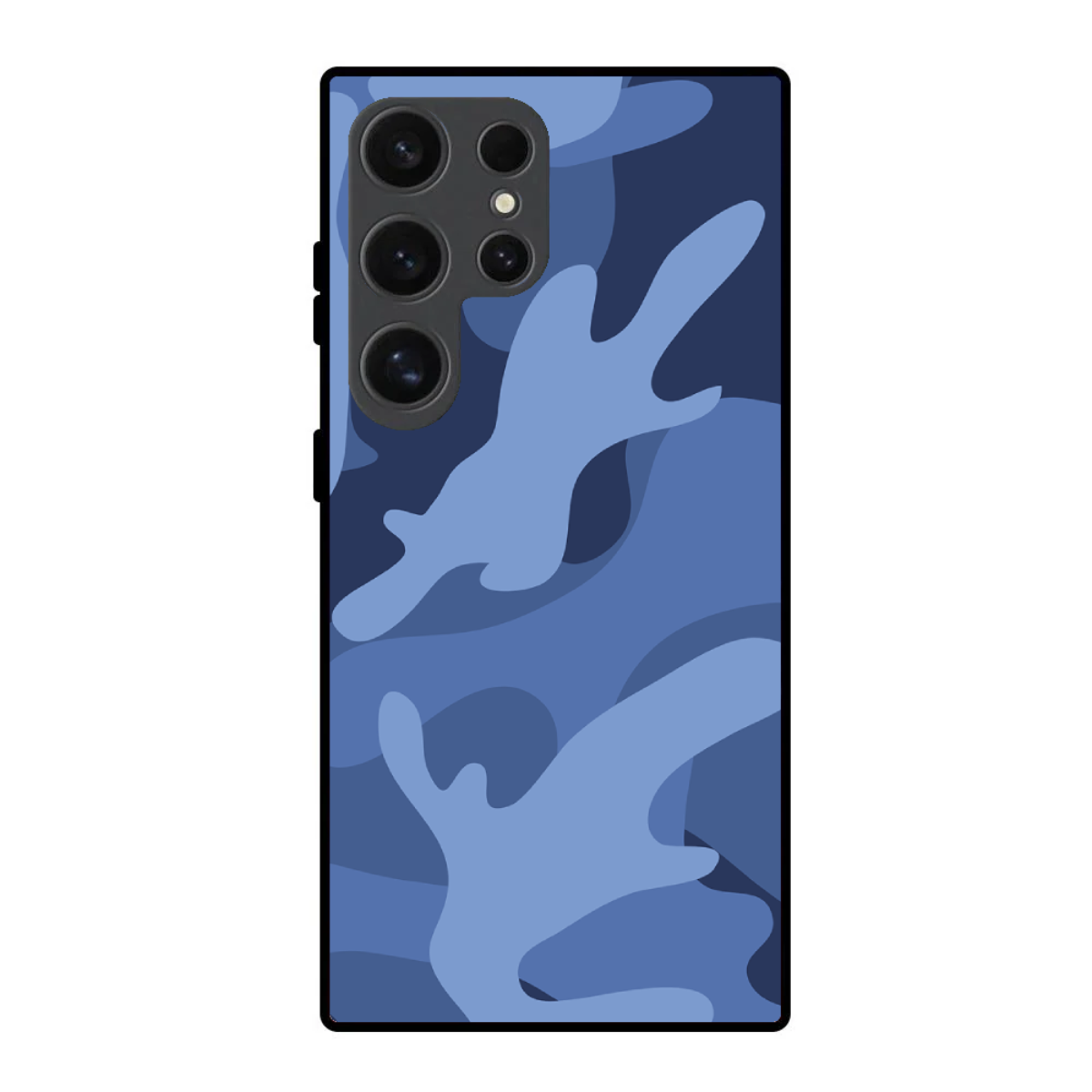 Blue Ocean Camo Phone Cover, Slim and Lightweight