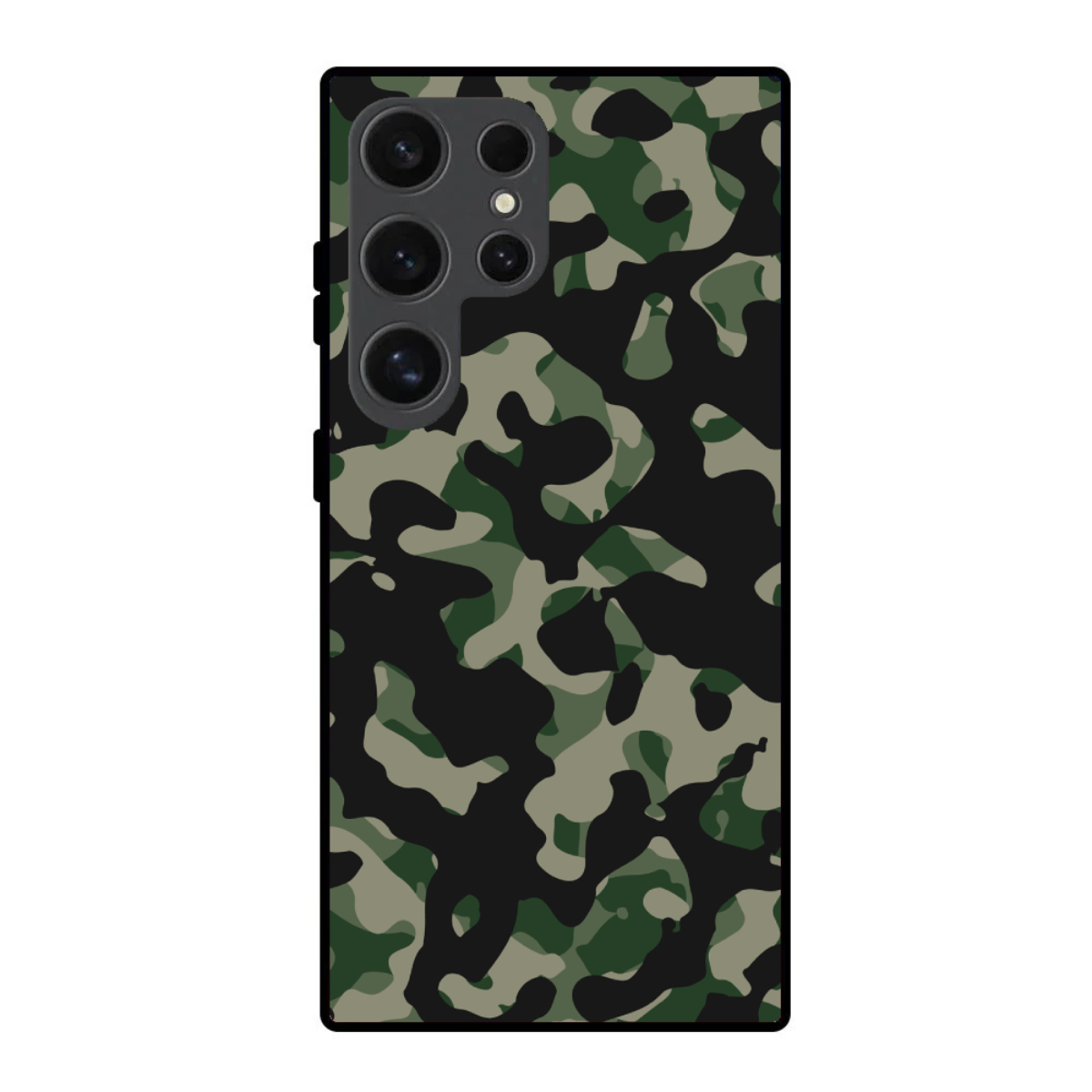 Green Camo Phone Cover, Slim and Lightweight