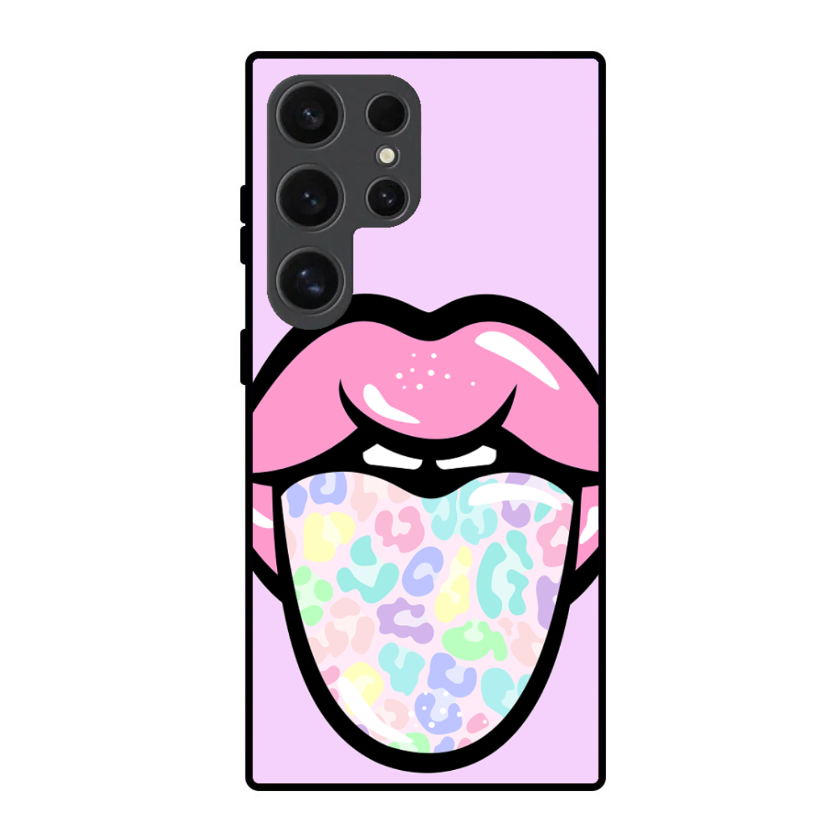 Trippy Tongue Phone Cover, Slim and Lightweight