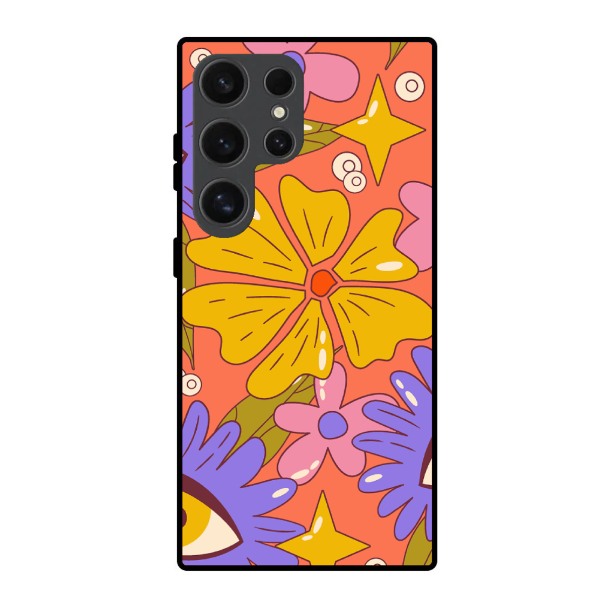 Hippie Art Phone Cover, Slim and Lightweight