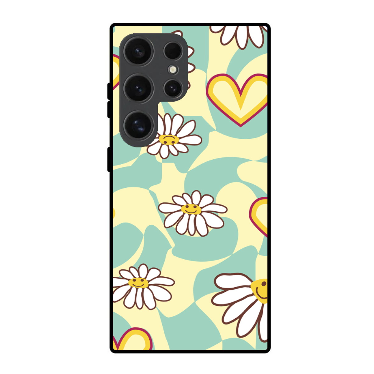 Psychedelic Flowers  Phone Cover, Slim and Lightweight