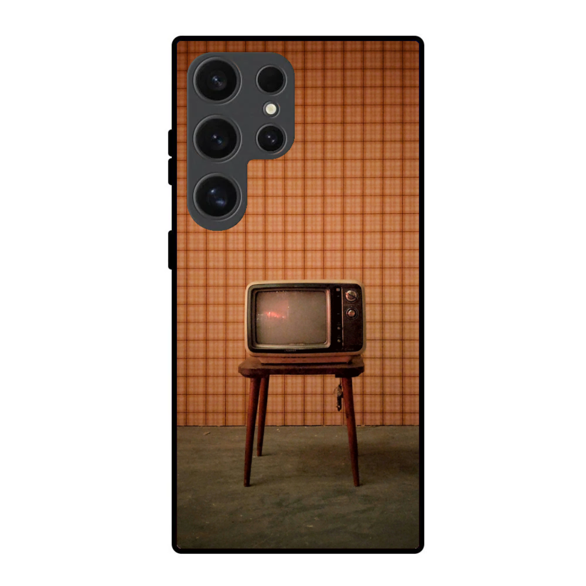 Nostalgic Television Phone Cover, Slim and Lightweight