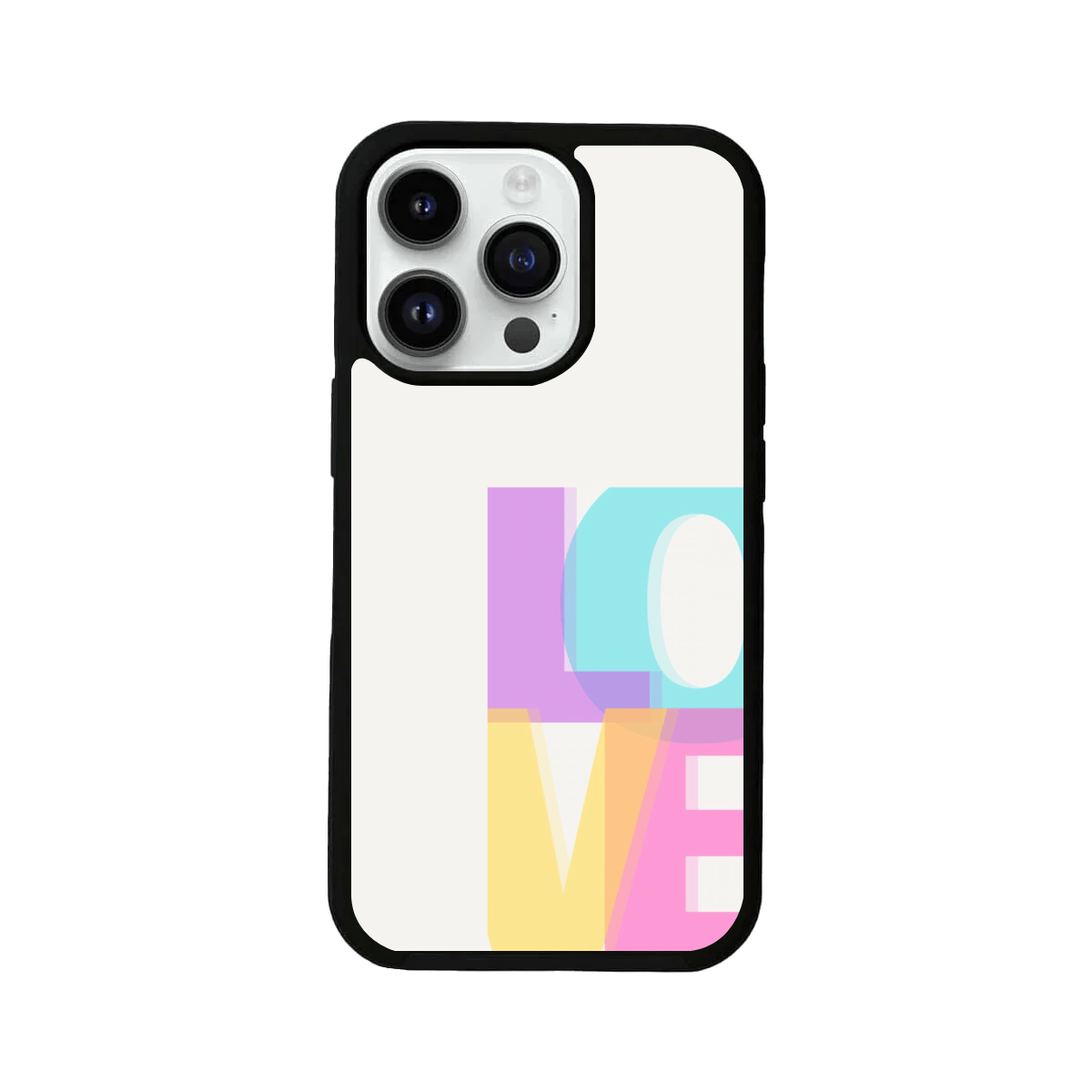 “LOVE” Typography  Design Solid Mobile Case